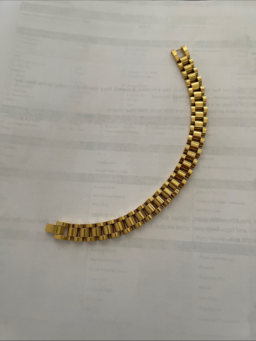 Classic Gold Link Bracelet - Women Jewelry
